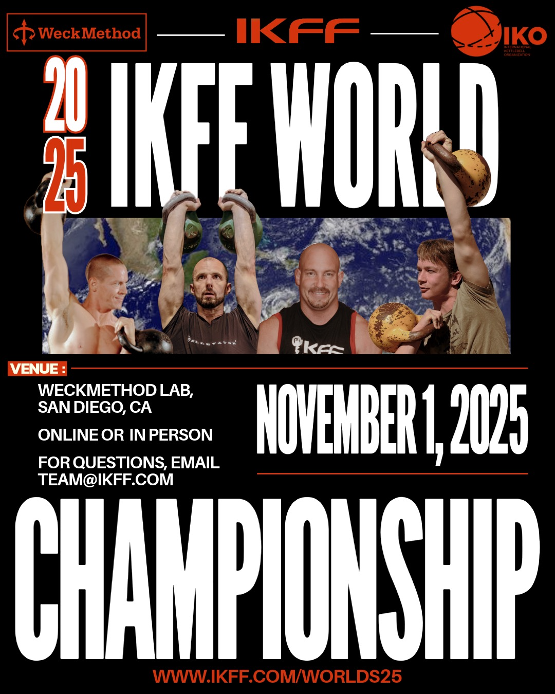 IKFF World Competition (In person or virtual) - The Legend Lives On!